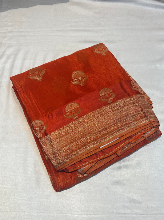 PREMIUM BANARASI CHIFFON SAREE