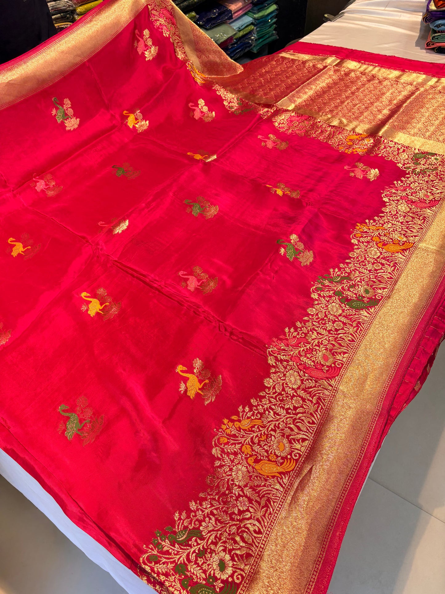 PREMIUM BANARASI CHIFFON SAREE