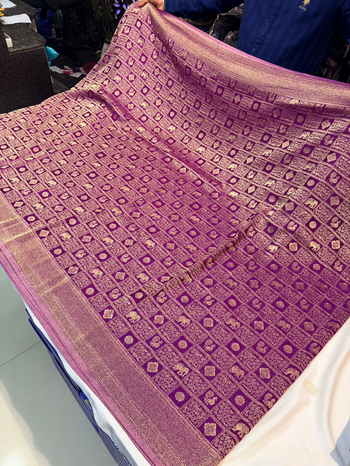 PREMIUM BROCADE BANARAS GEORGETTE SAREES
