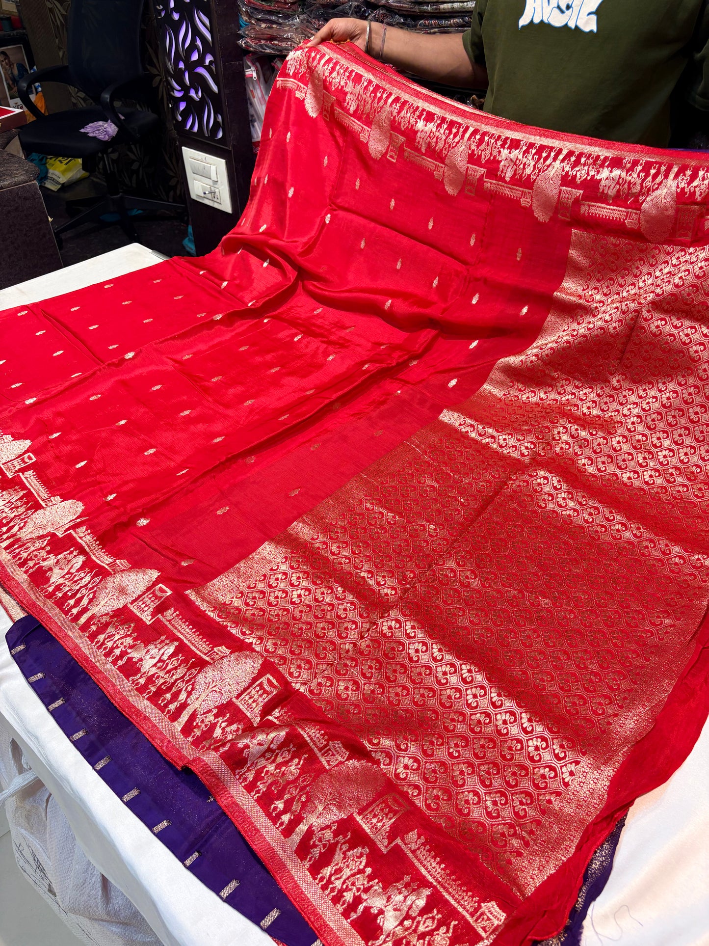 PREMIUM HO CREAPE SILK SAREE