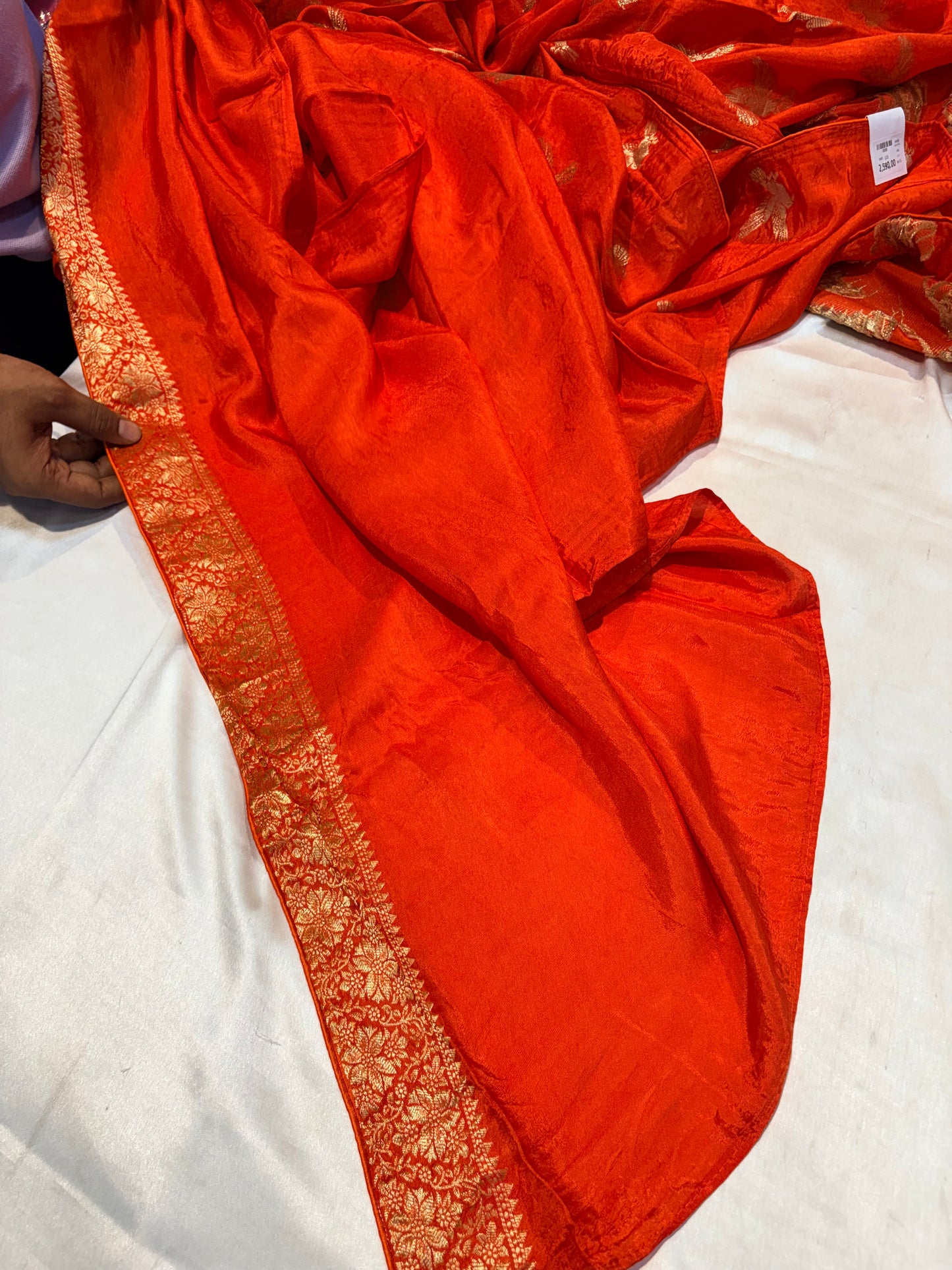 PREMIUM VISCOSE CREAPE SILK SAREE