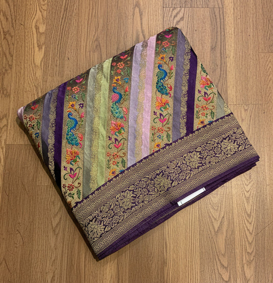 PREMIUM BANARASI PASHMEENA RANGKAT SAREE