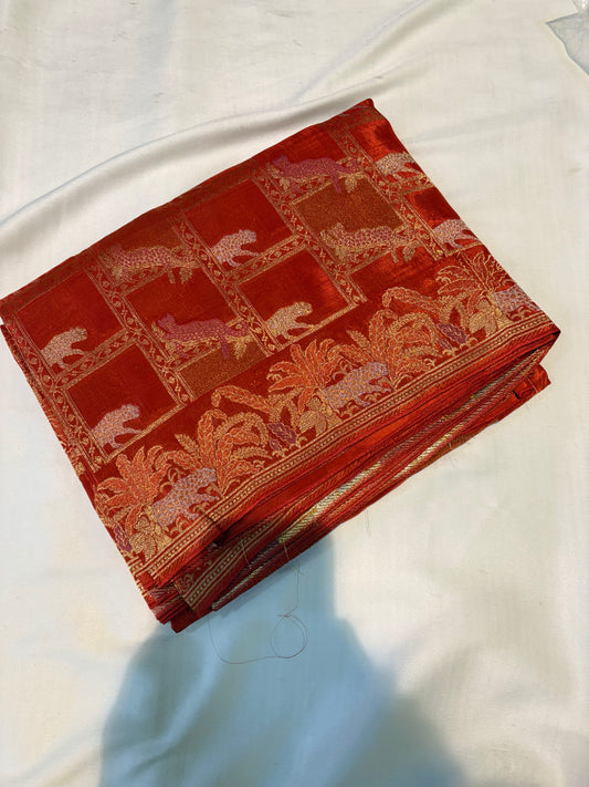 PREMIUM DESIGNER CHINON CREAPE SAREE