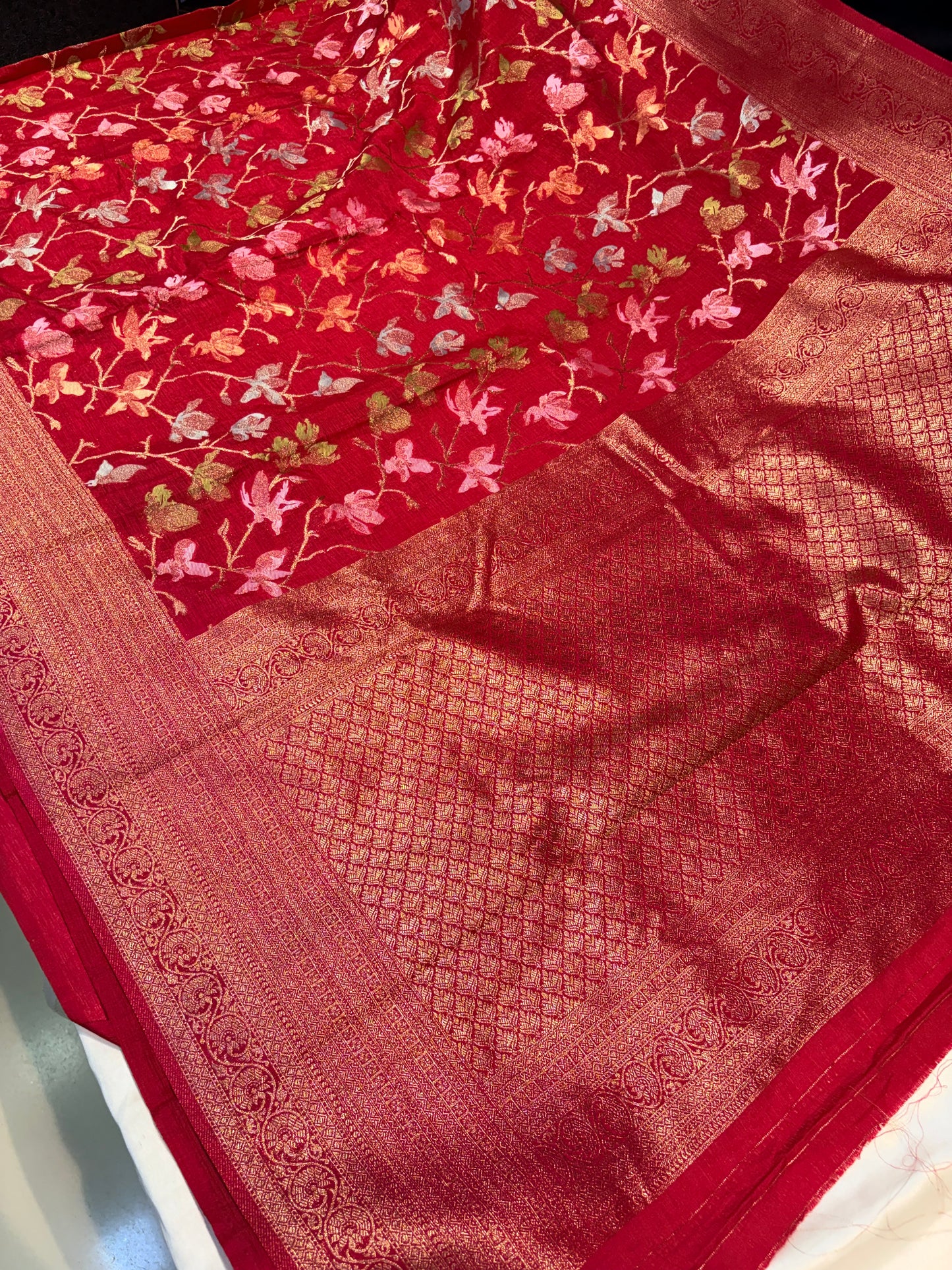PREMIUM SOFT MEENA JAAL GEORGETTE SAREES