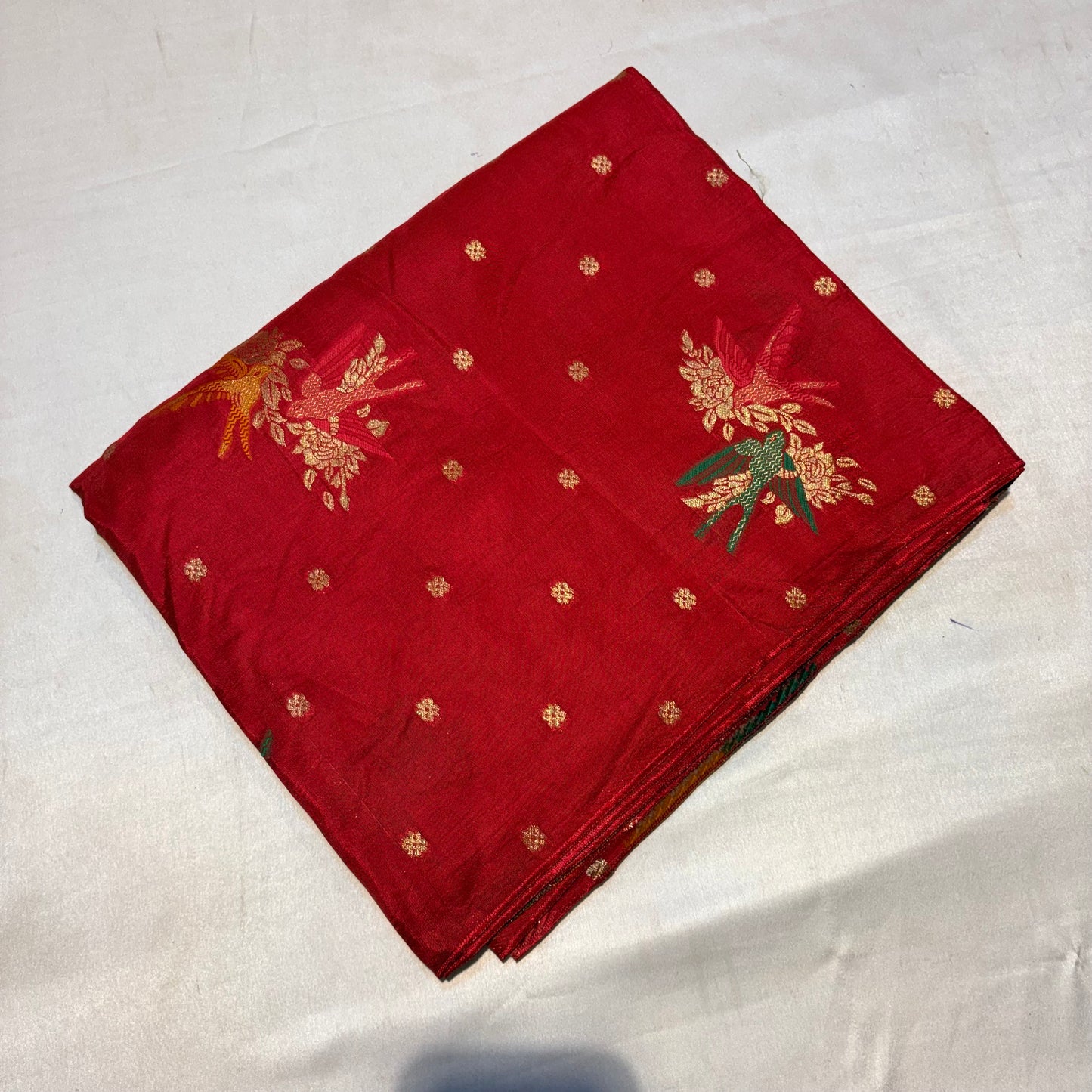 PREMIUM TUSSUR GEORGETTE SAREE WITH MEENA WORK