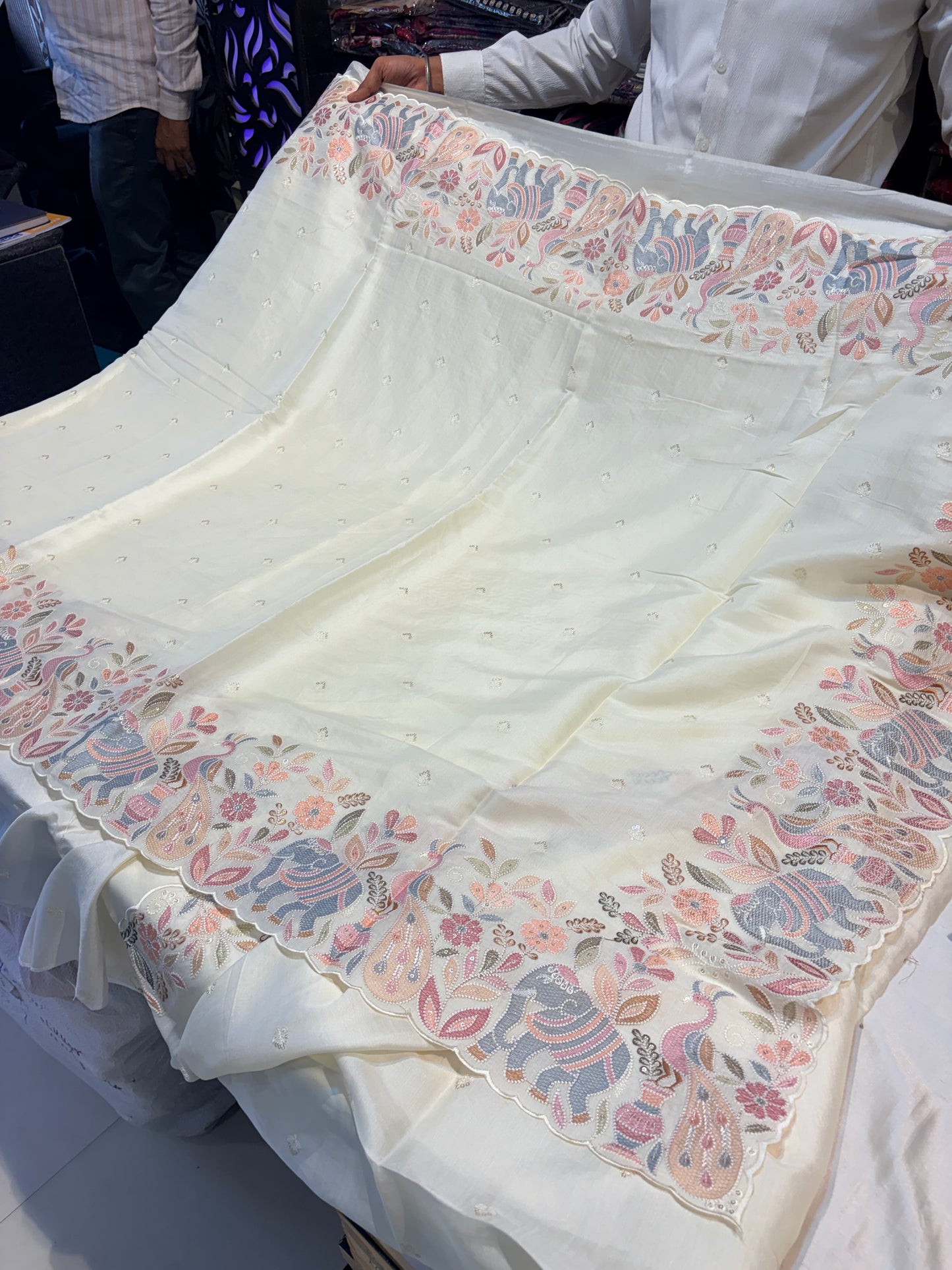 PREMIUM MUSLIN SILK SAREE