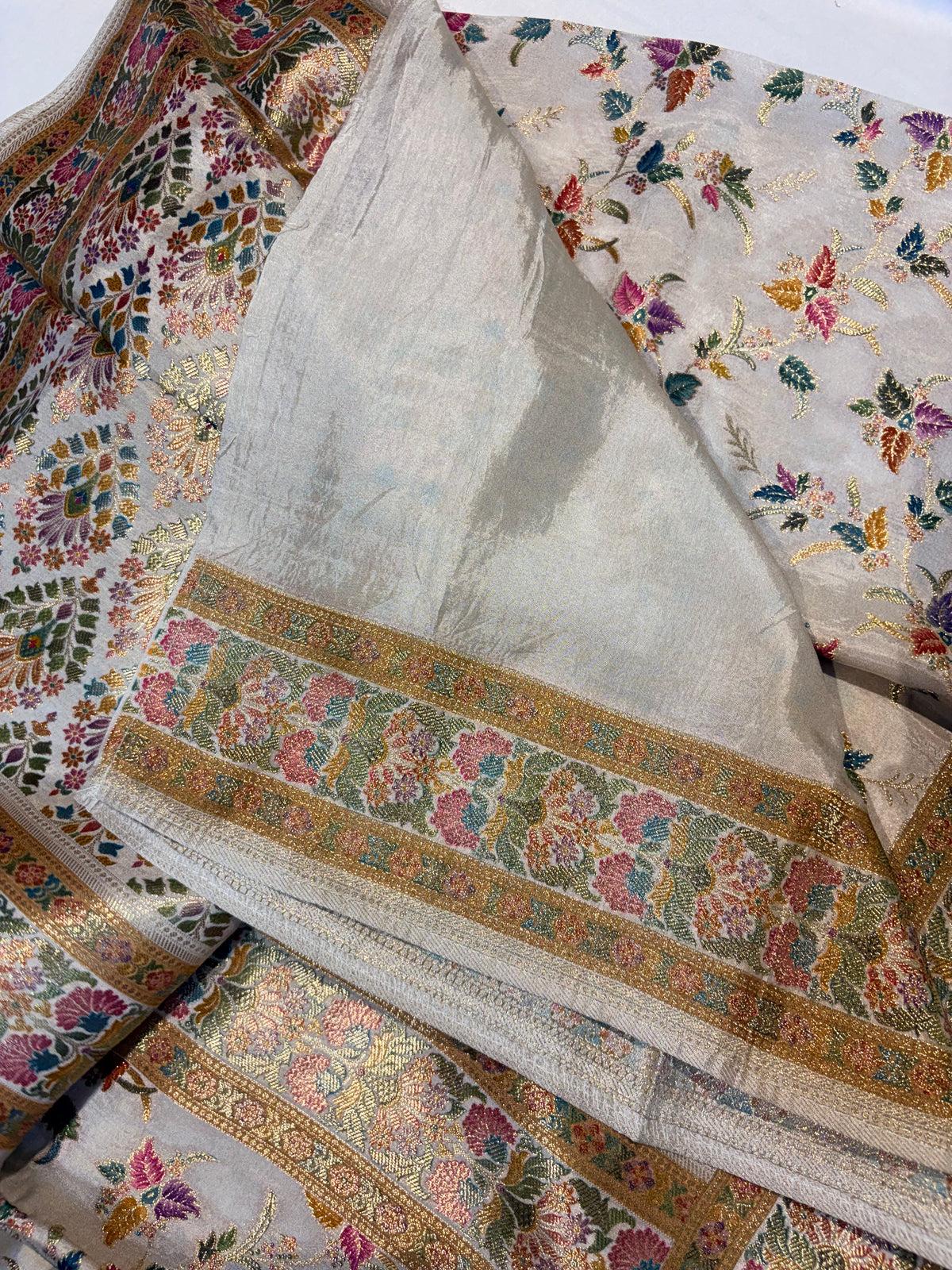 PURE PASHMEENA SILK SAREE