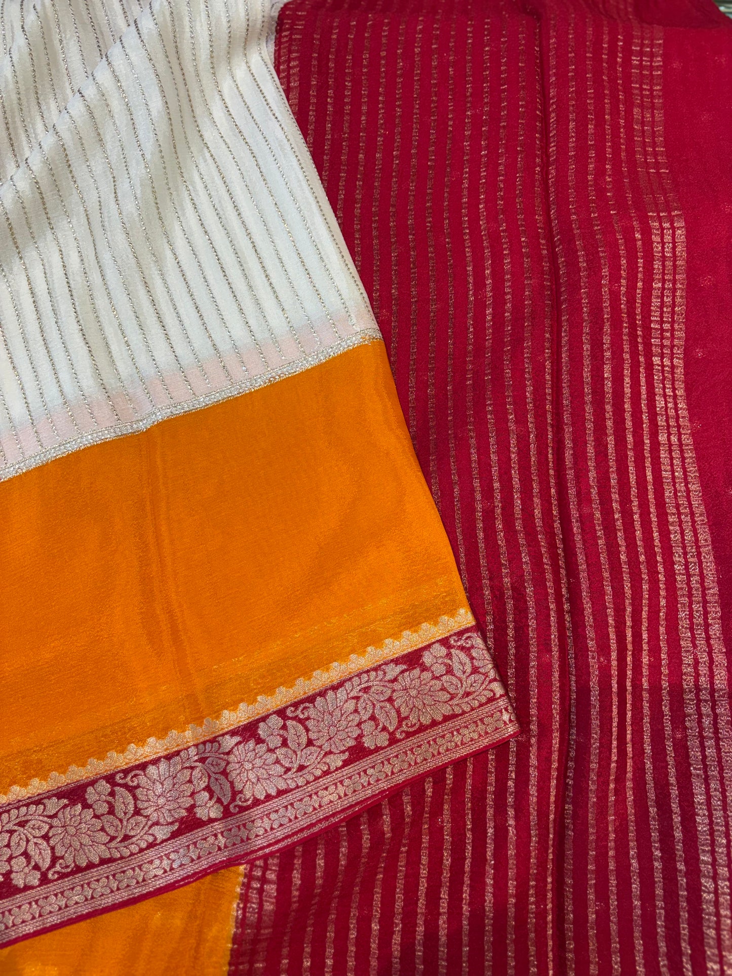 PREMIUM CHINON CREAPE SAREE