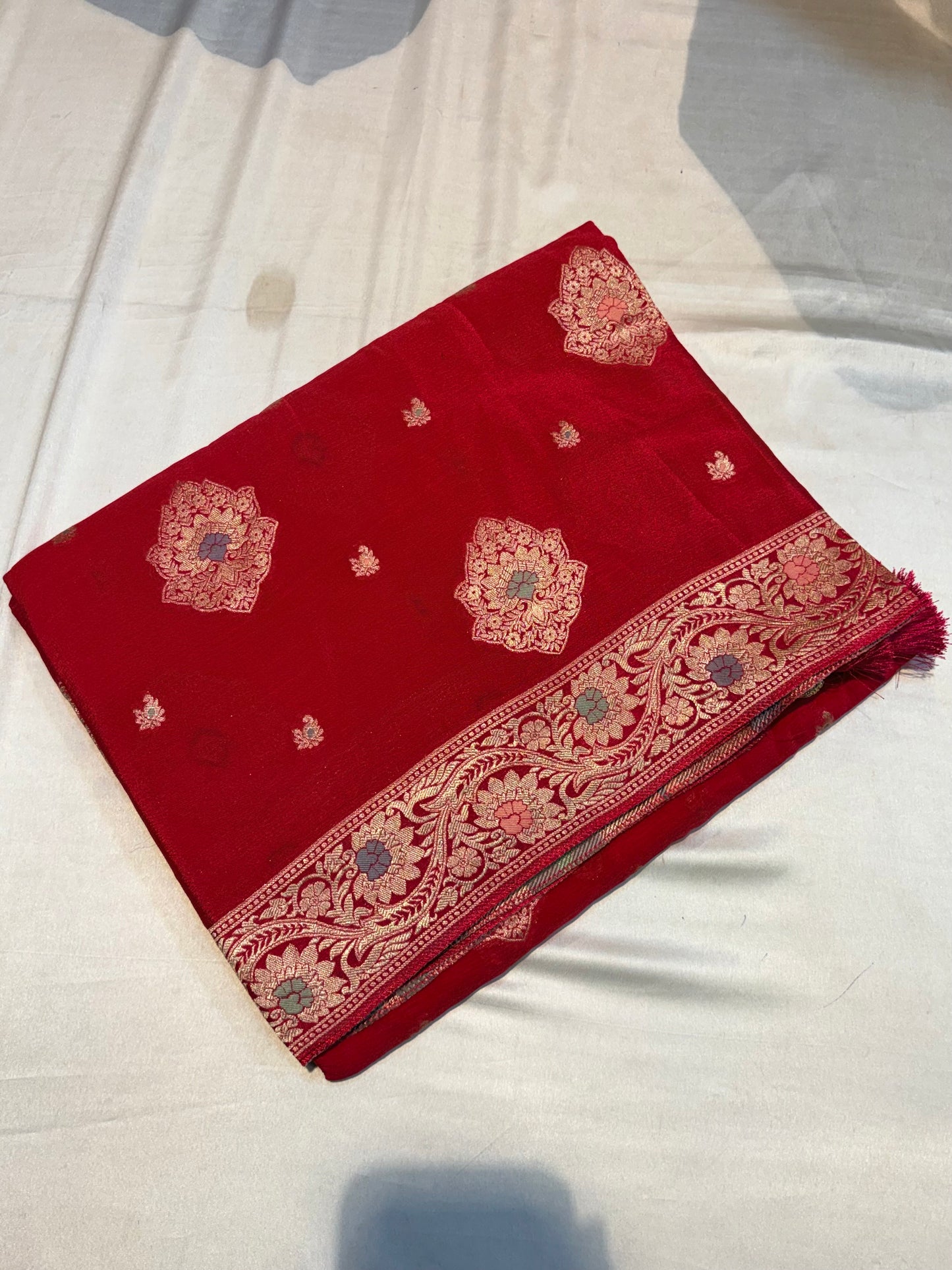 PREMIUM KOLKATA CREAPE SAREES
