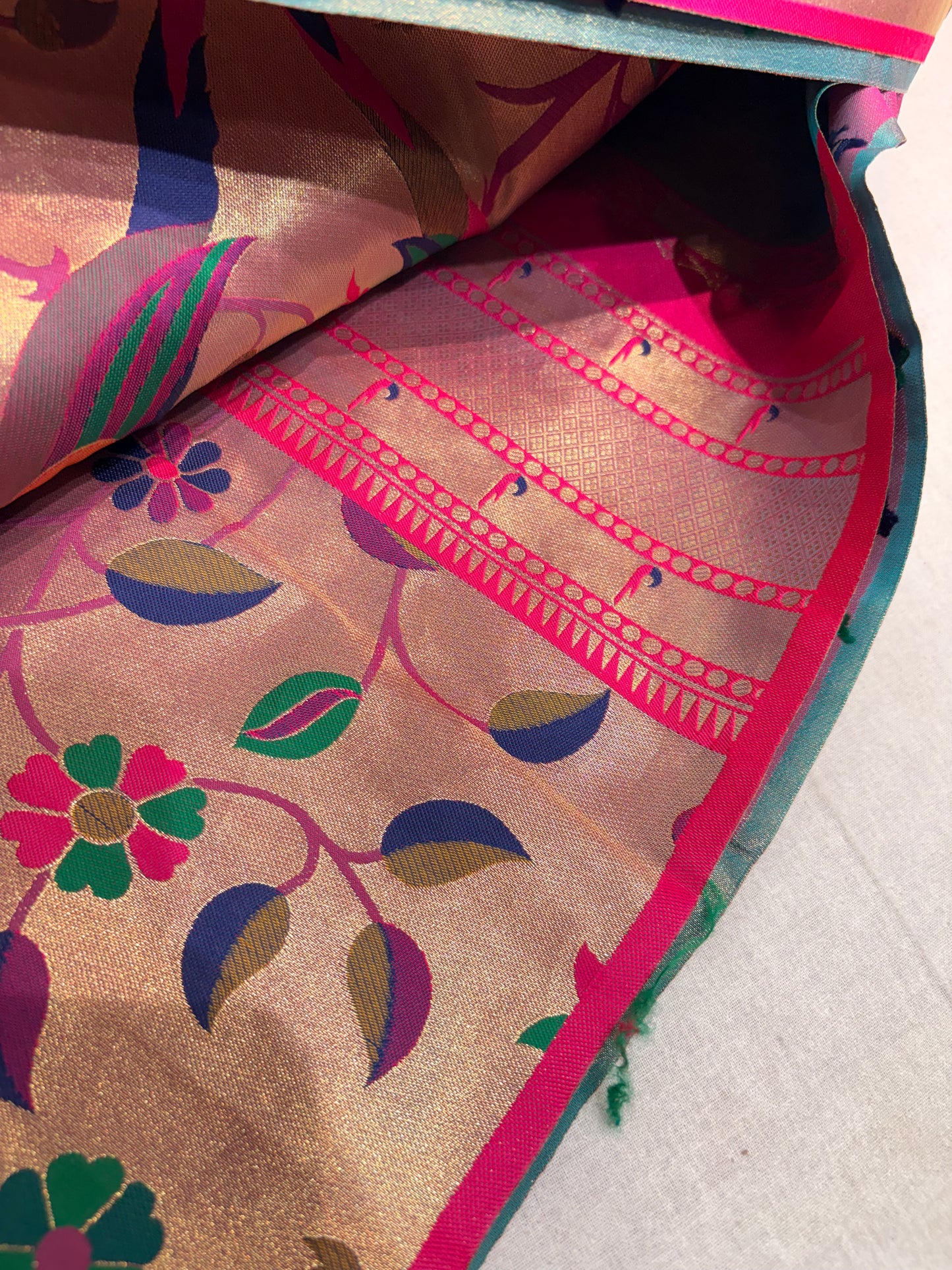 PRMEIUM SEMI PAITHANI SAREE