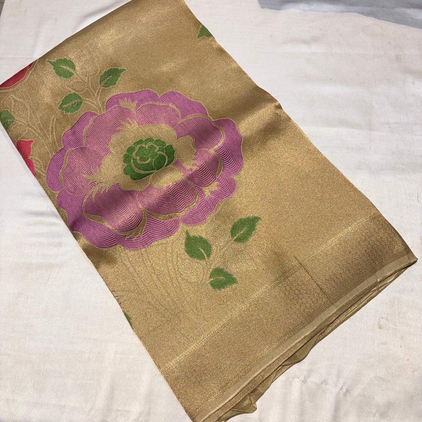 DESIGNER MOUNGA CREAPE  SAREE