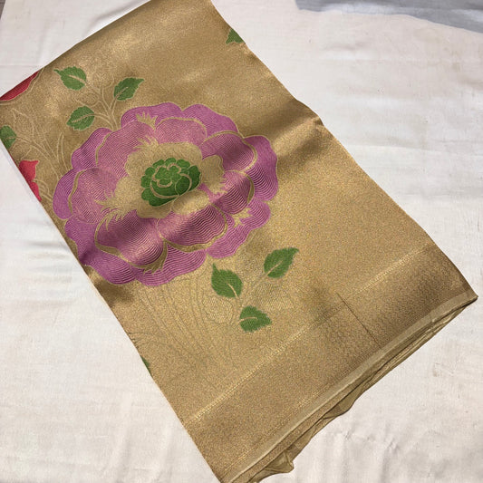 DESIGNER MOUNGA CREAPE  SAREE