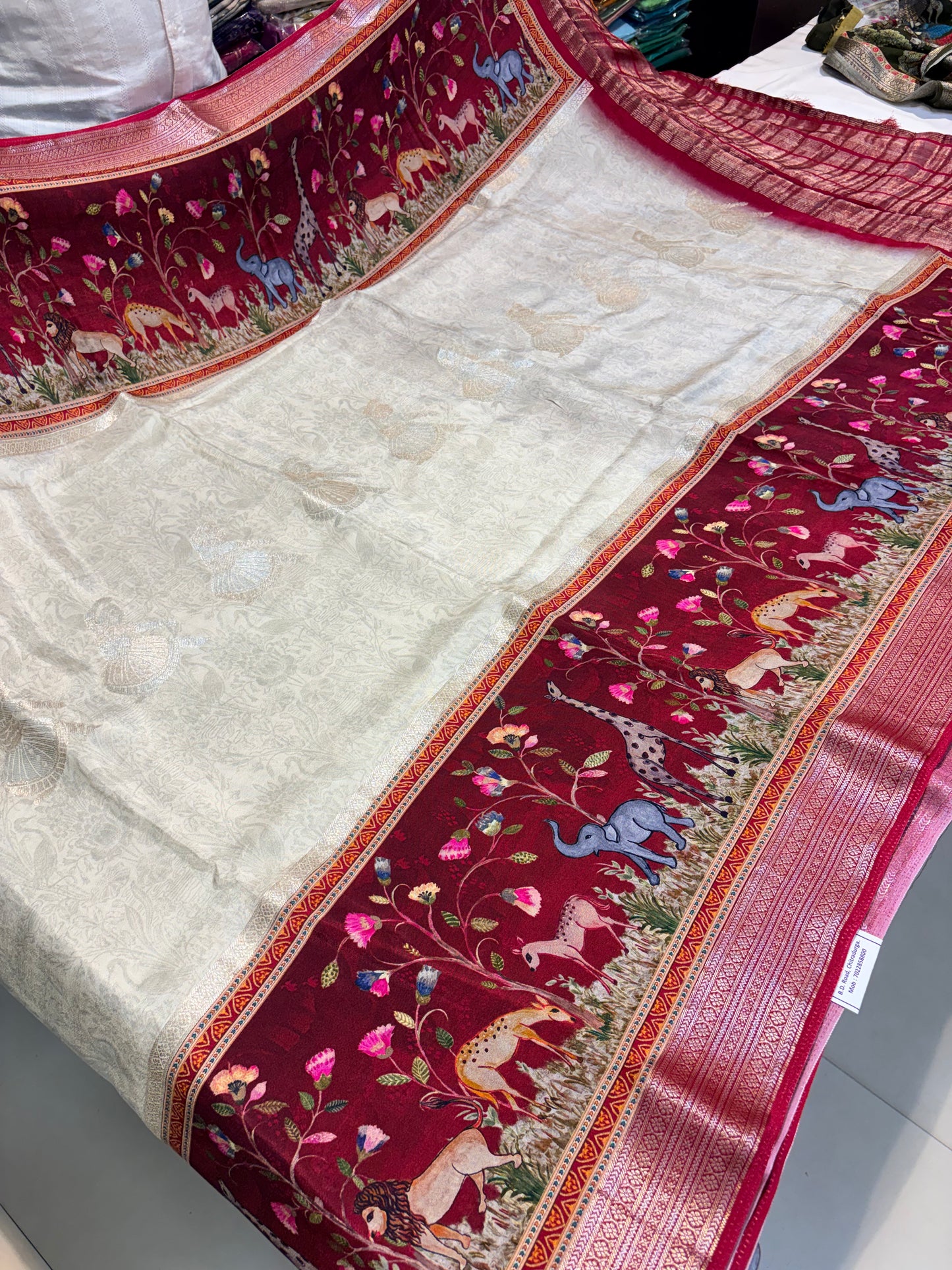 PREMIUM MOUNGA CREAPE SILK SAREE