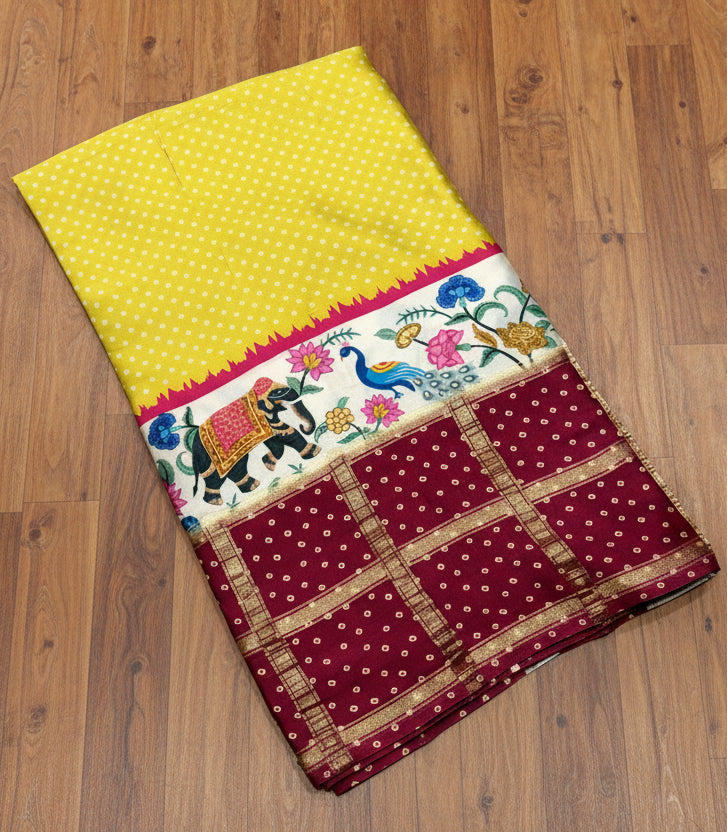 PURE MODAL SILK SAREE