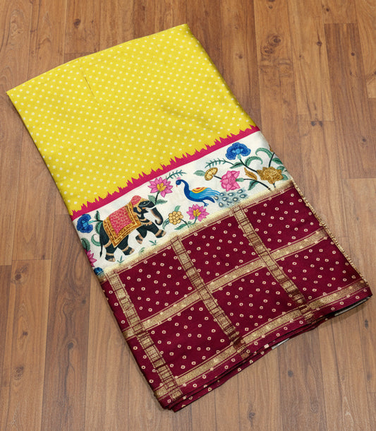 PURE MODAL SILK SAREE