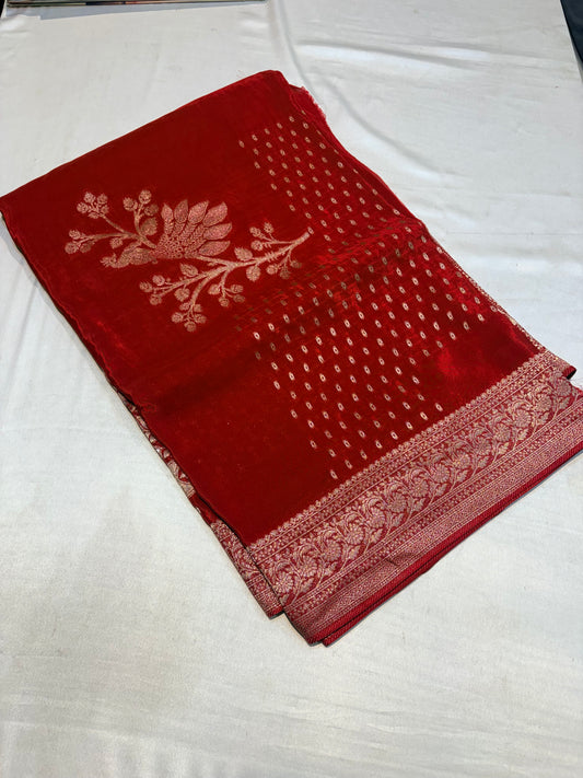 PREMIUM CHINON CREAPE SAREES