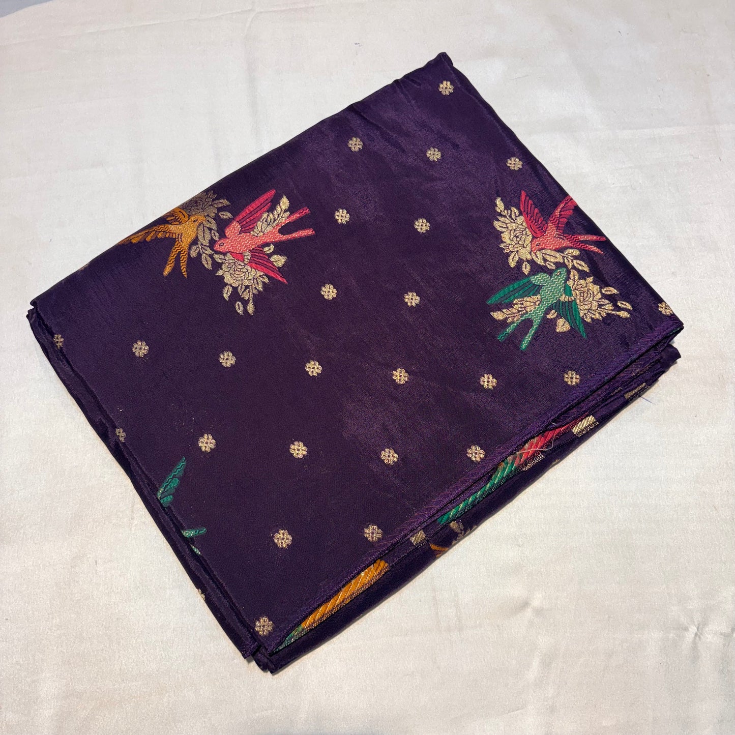 PREMIUM TUSSUR GEORGETTE SAREE WITH MEENA WORK
