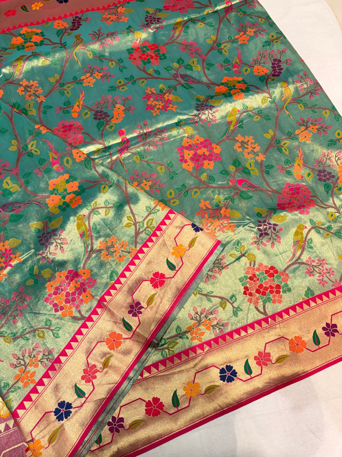 PRMEIUM SEMI PAITHANI SAREE