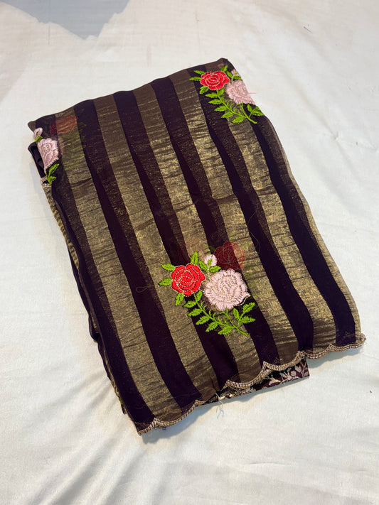 FANCY THREAD WORK SAREE