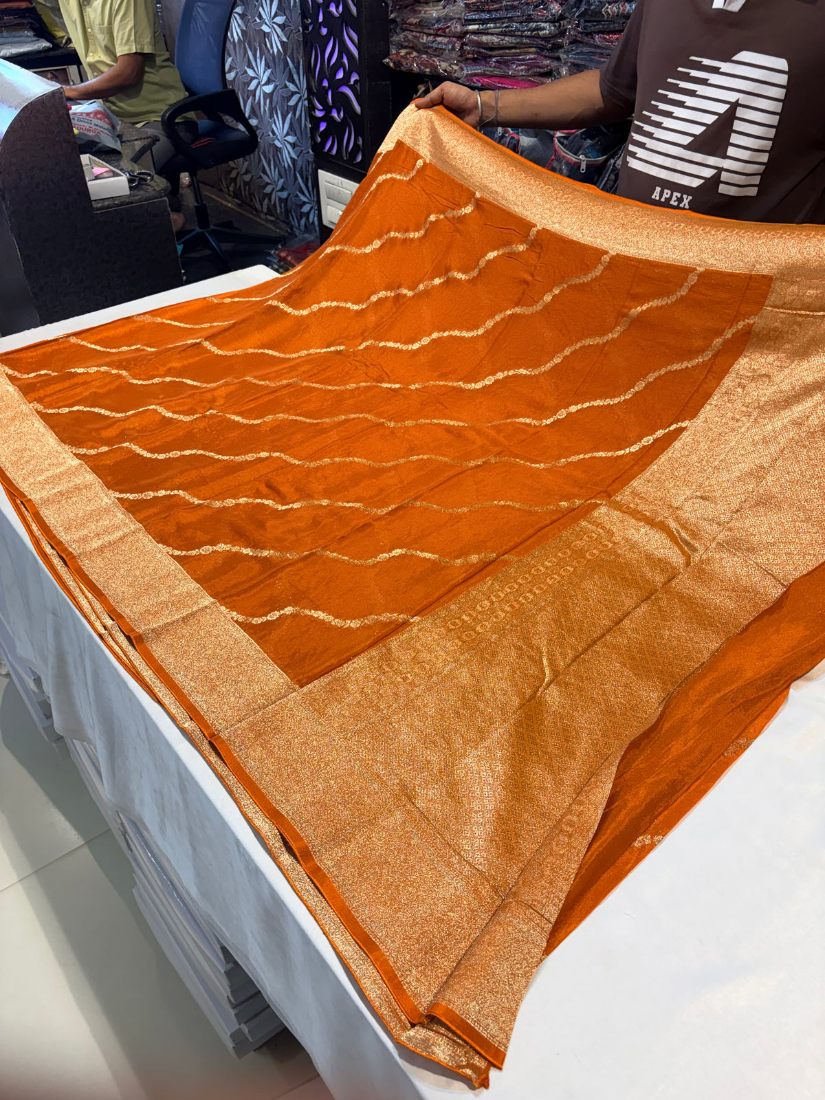 PREMIUM BANARAS  CREAPE SILK SAREES
