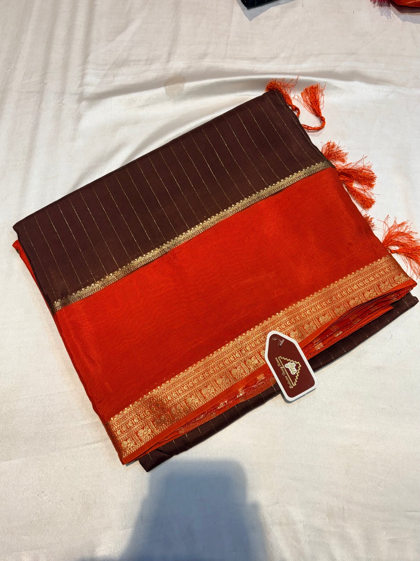 PREMIUM MYSORE CREAPE SILK SAREE