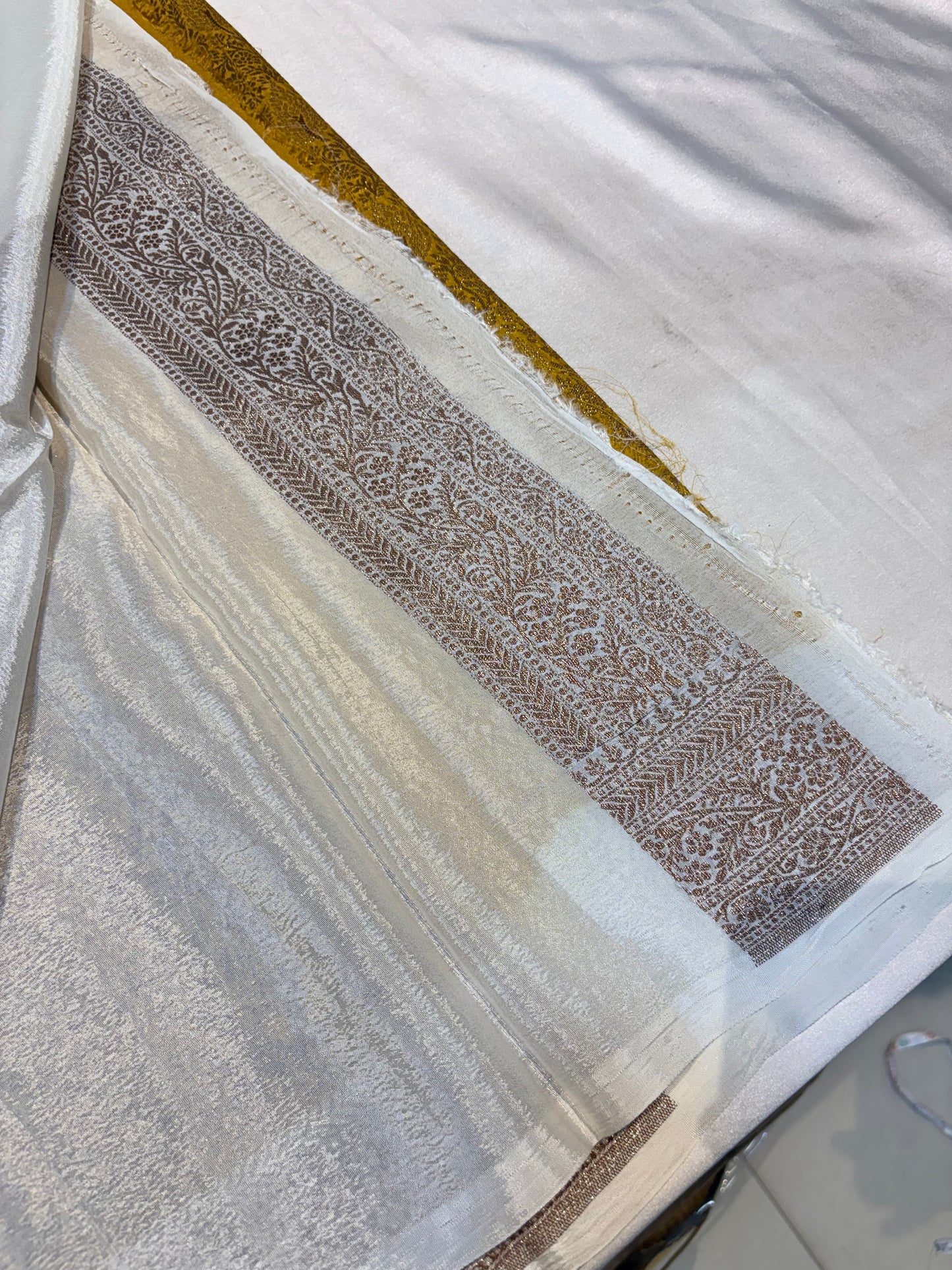 PREMIUM BROCADE BANARASI GEORGETTE SAREE