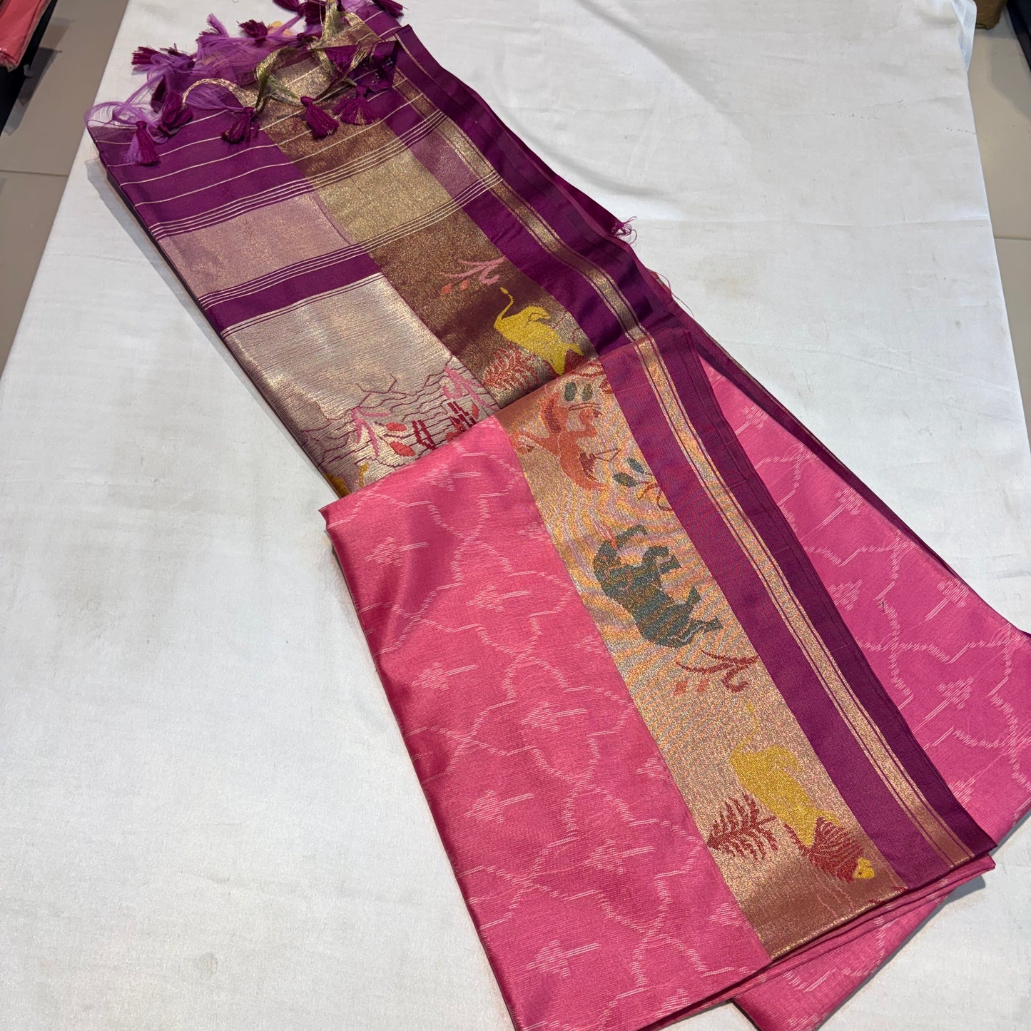 SOFT TUSSUR SILK SAREE