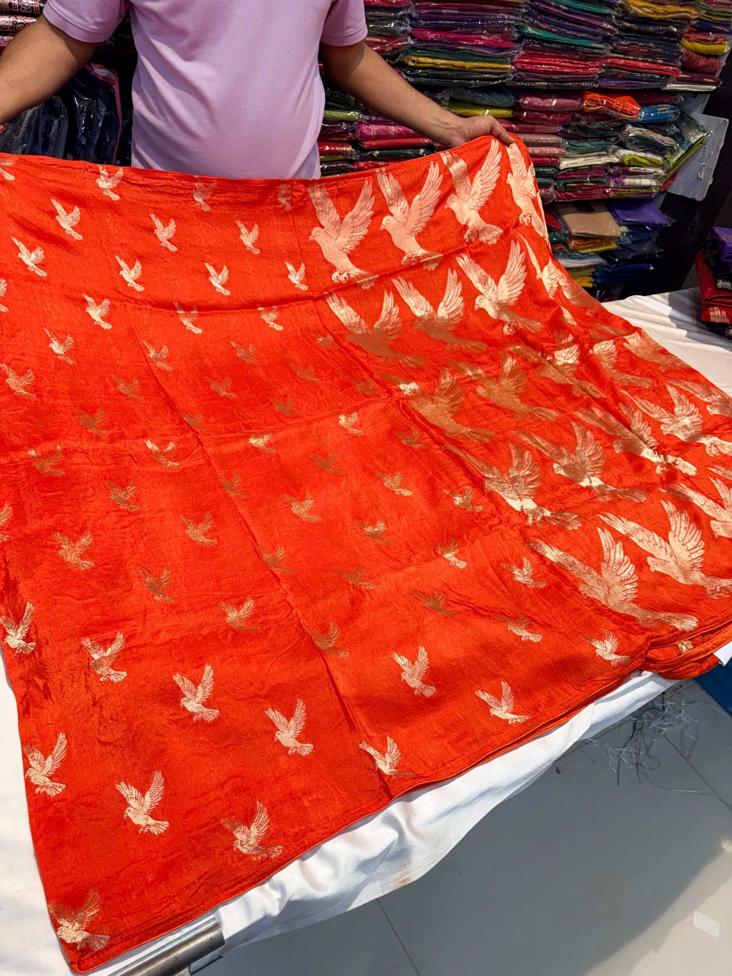PREMIUM VISCOSE CREAPE SILK SAREE