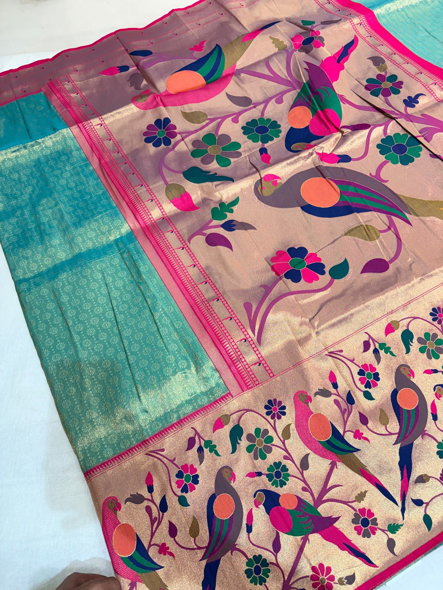 PRMEIUM SEMI PAITHANI SAREE