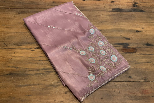 SOFT GEORGETTE TISSUE WITH HANDWORK