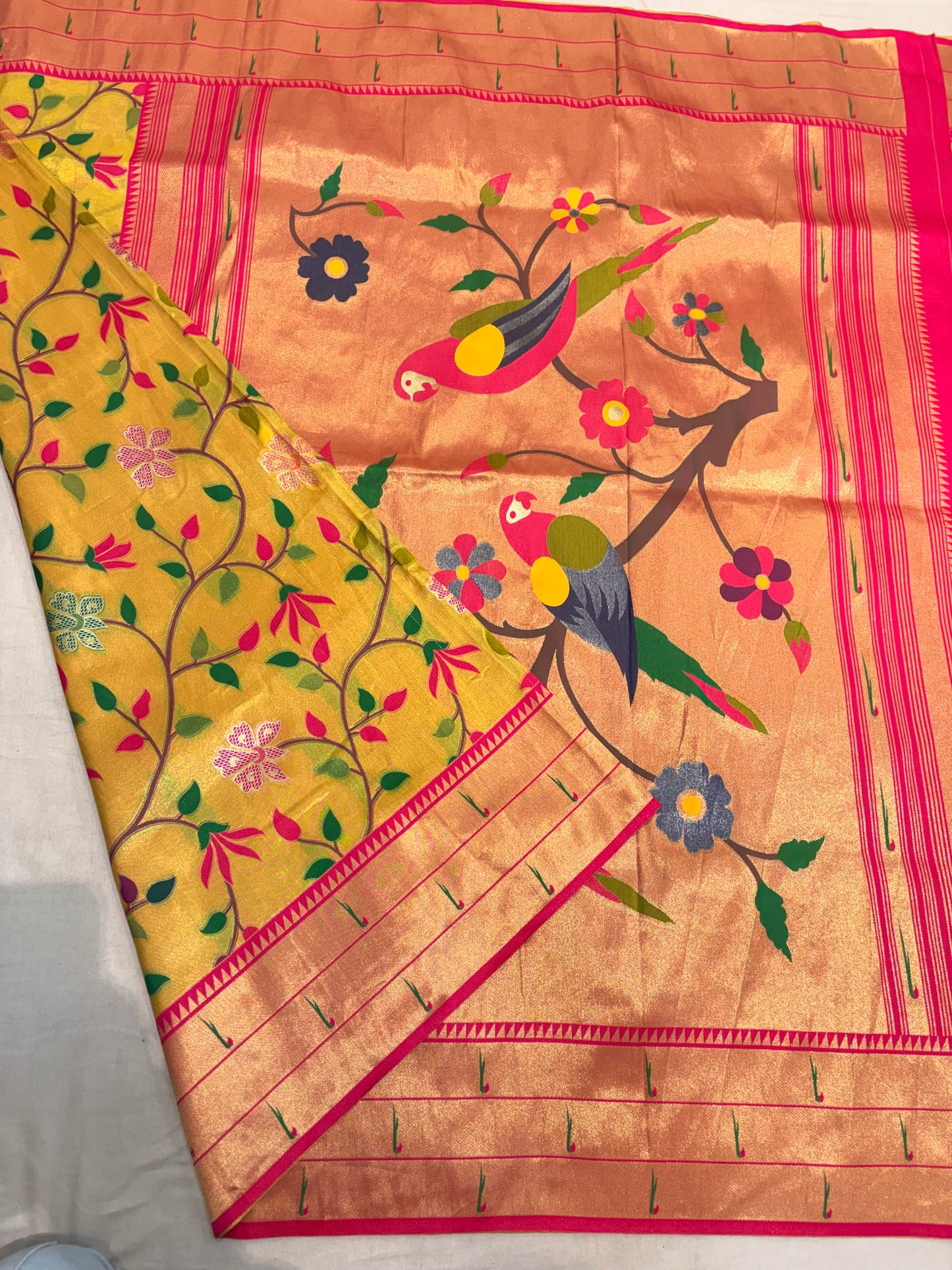 PREMIUM SEMI PAITHANI SILK SAREE