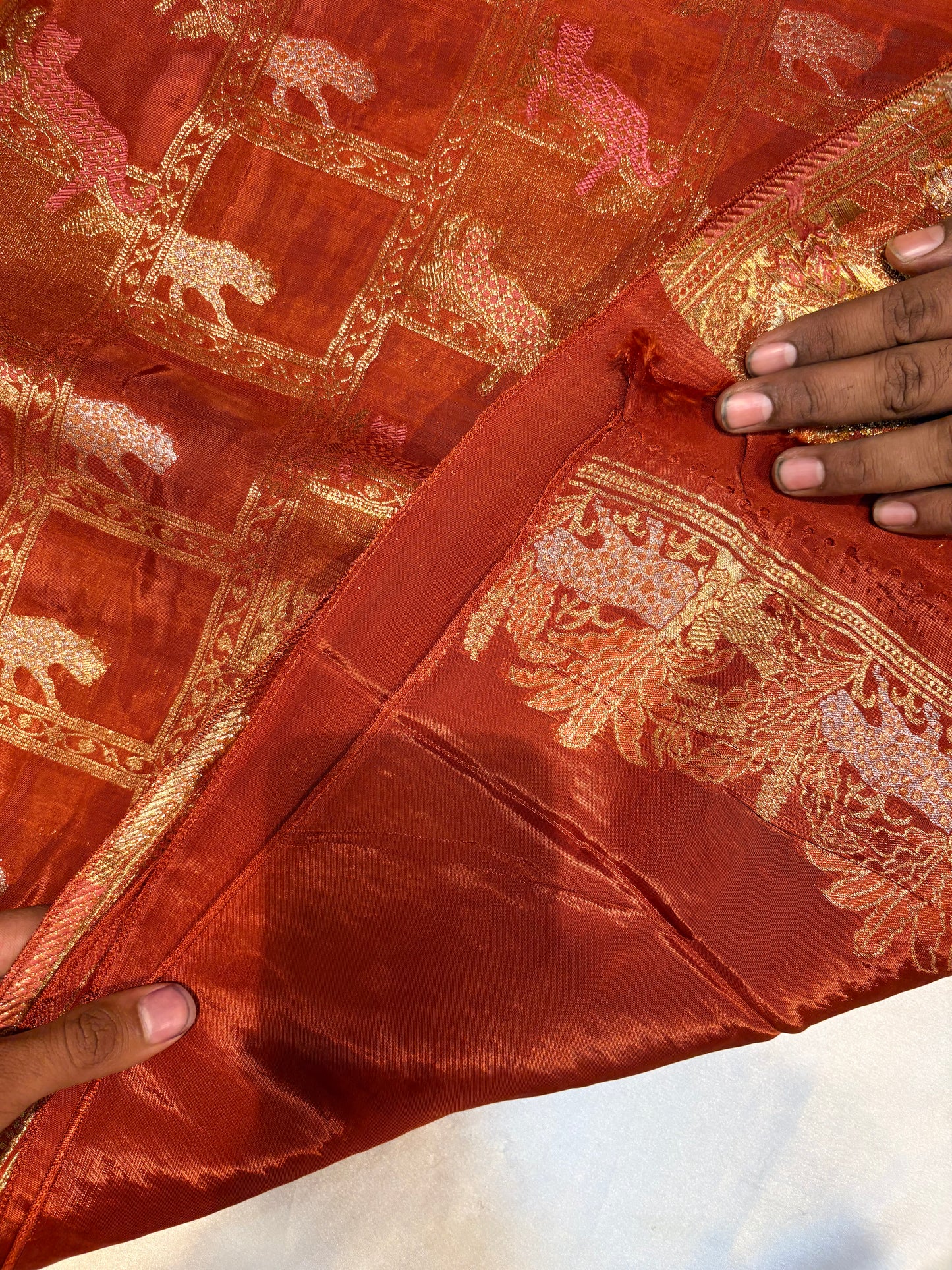 PREMIUM DESIGNER CHINON CREAPE SAREE