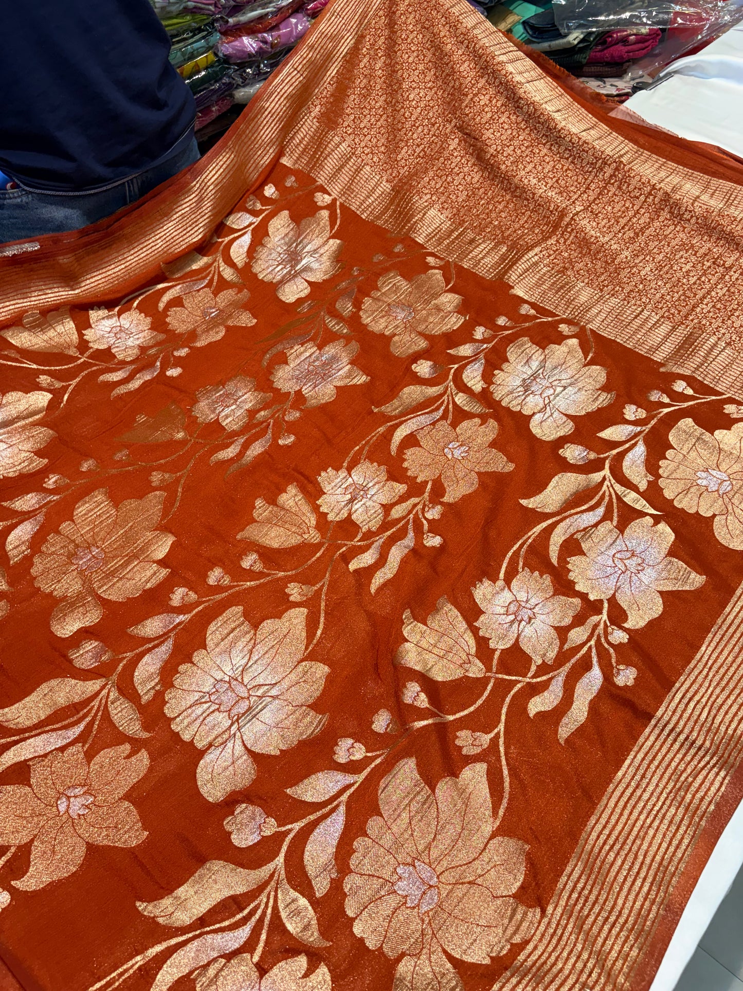 PREMI BANARASI KHADDI GEORGETTE