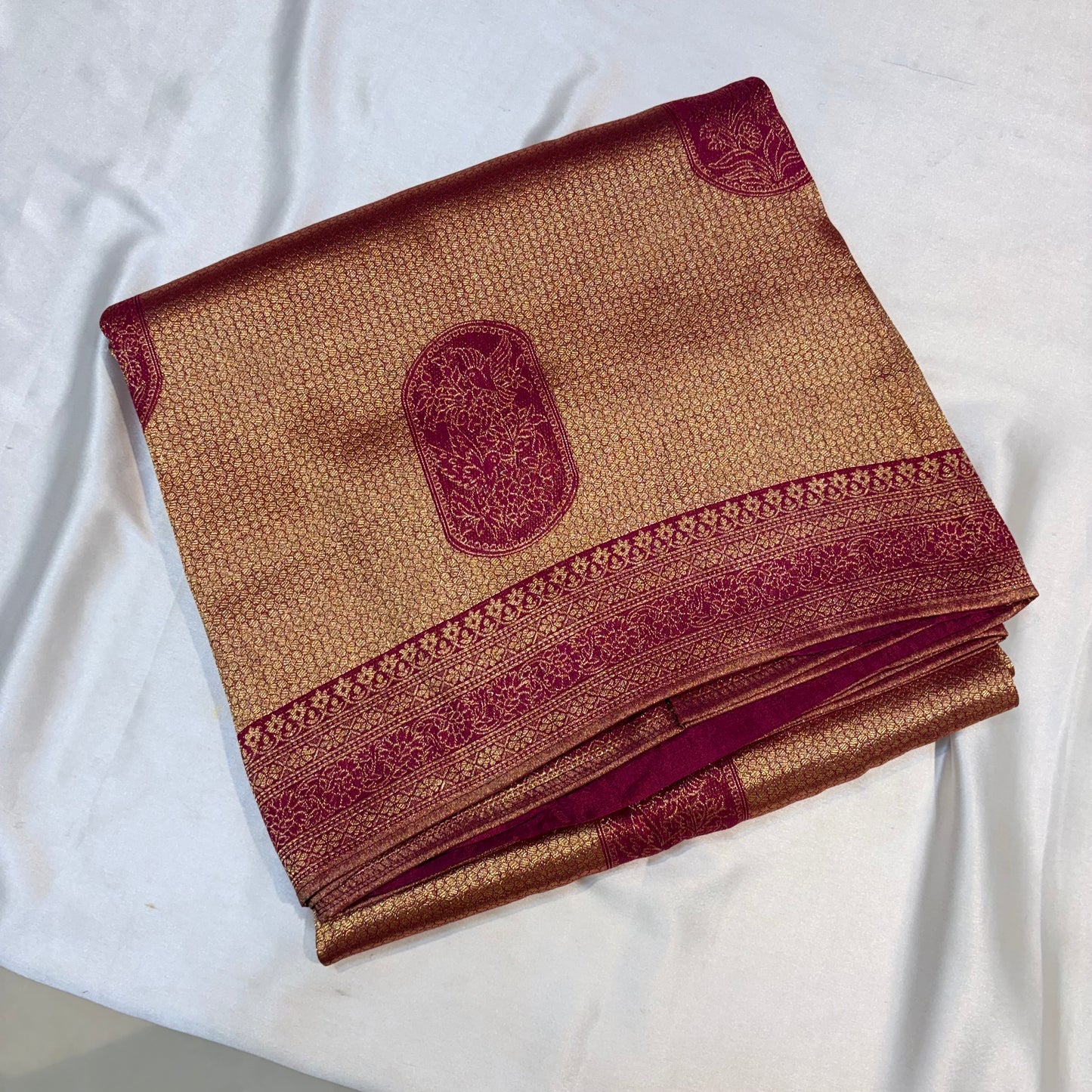 SOFT KANCHIPURAM TISSUE SILK SAREE