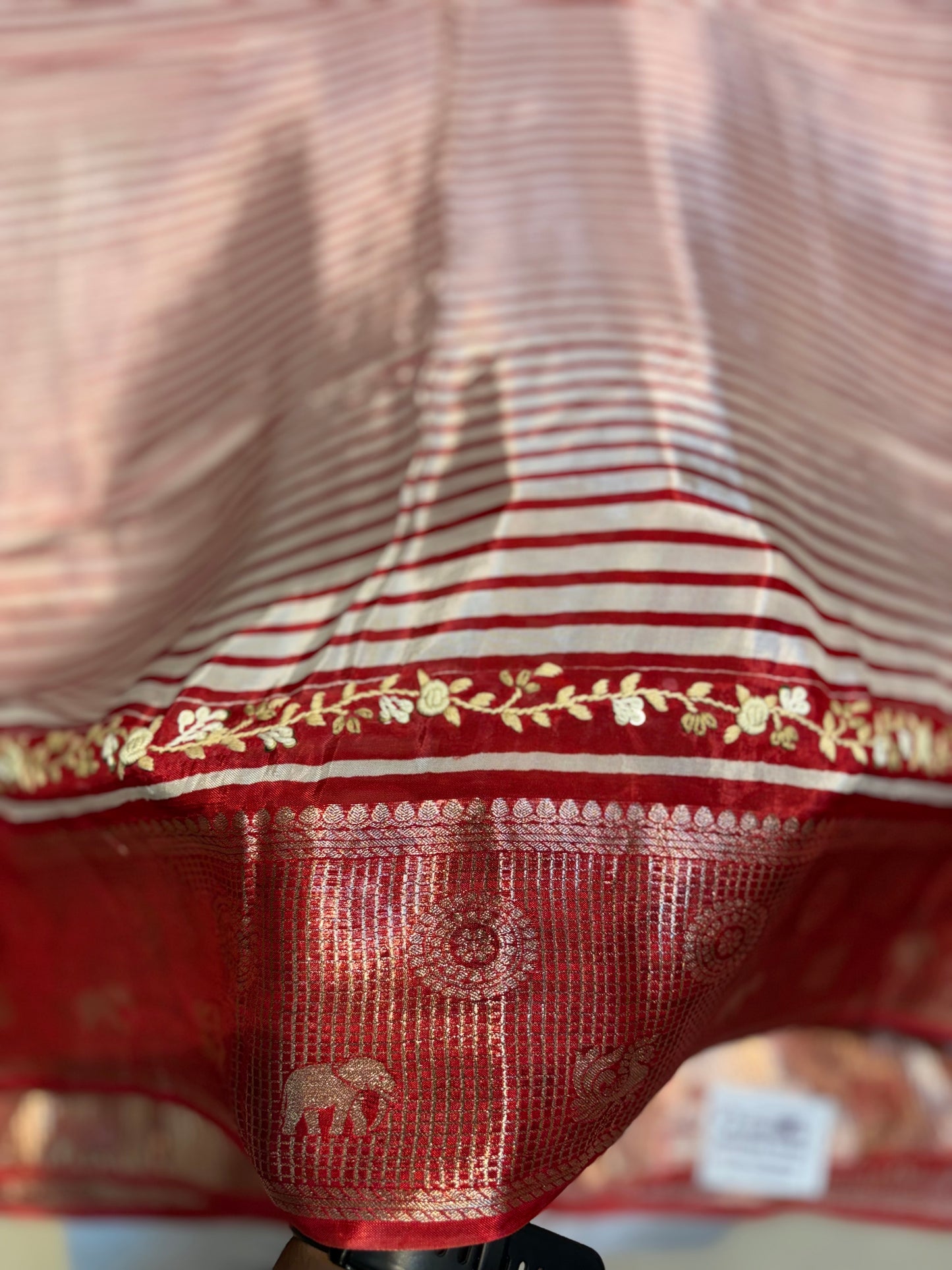 Premium Printed Creape Sarees with French knot work