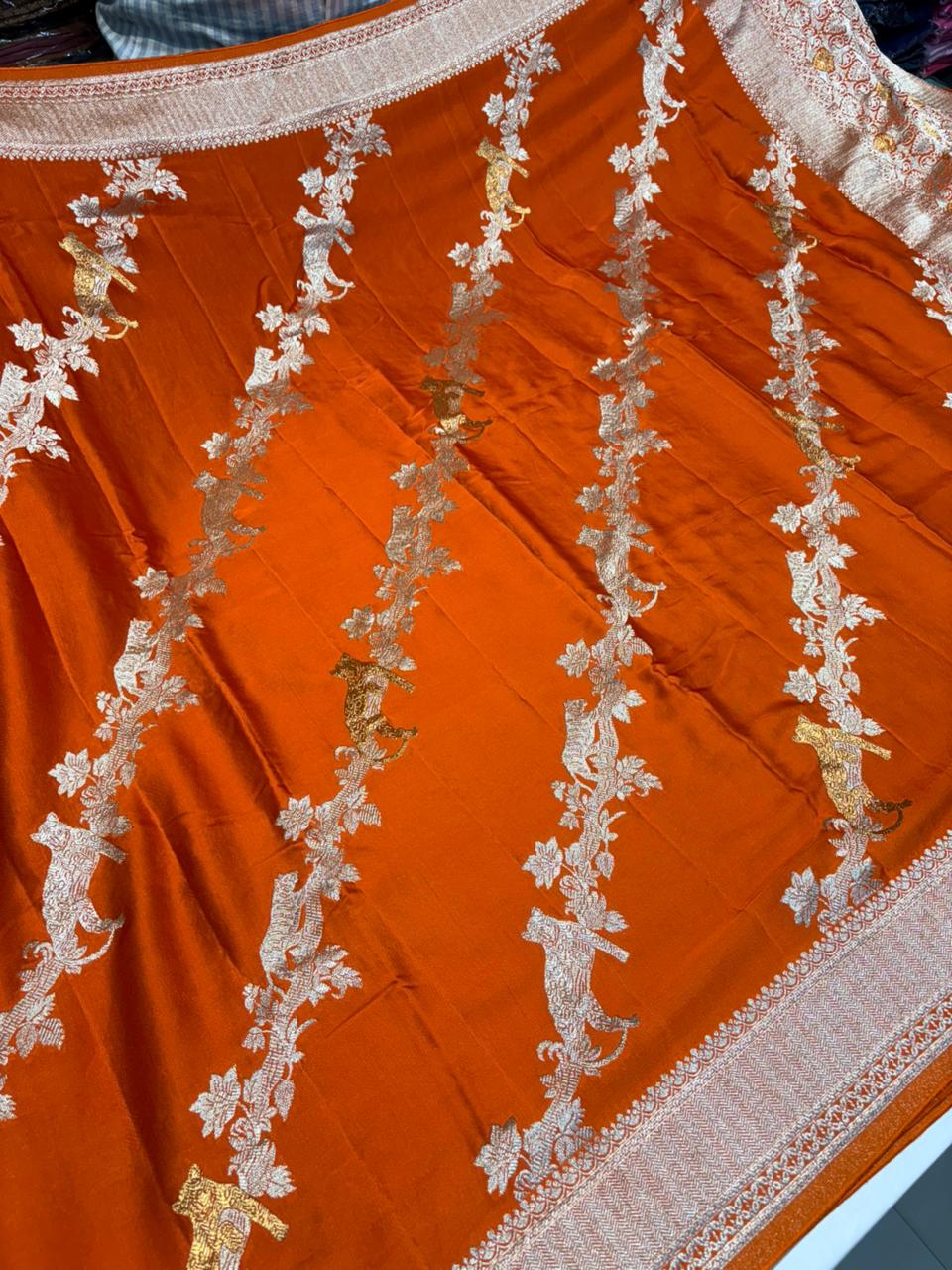 PURE MUSHRU CREAPE SAREES