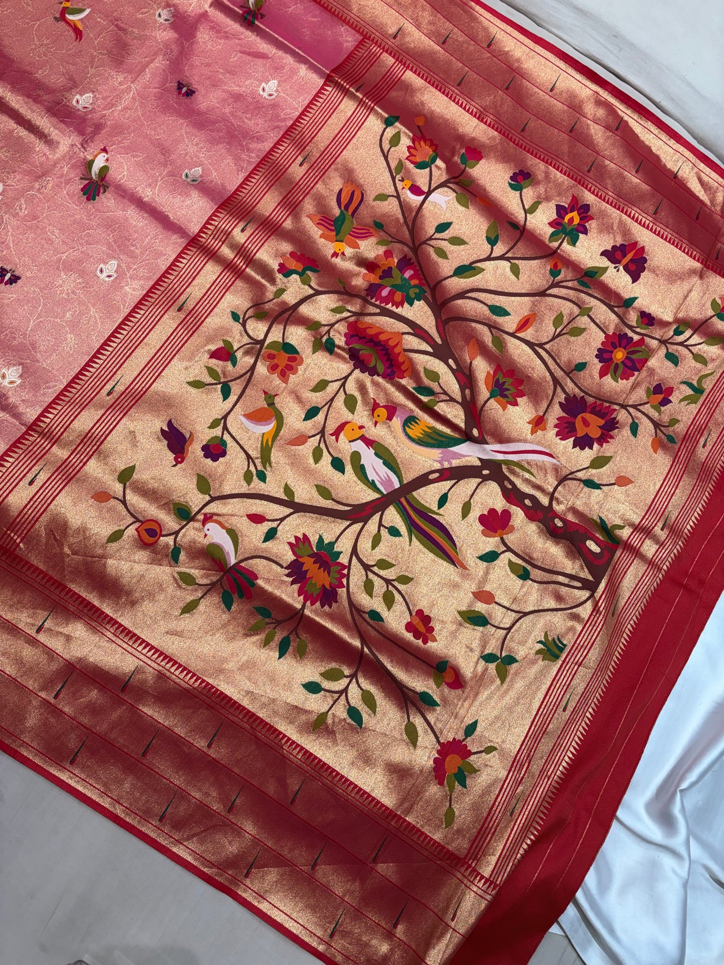 PREMIUM PAITHANI TISSUE SILK SAREE
