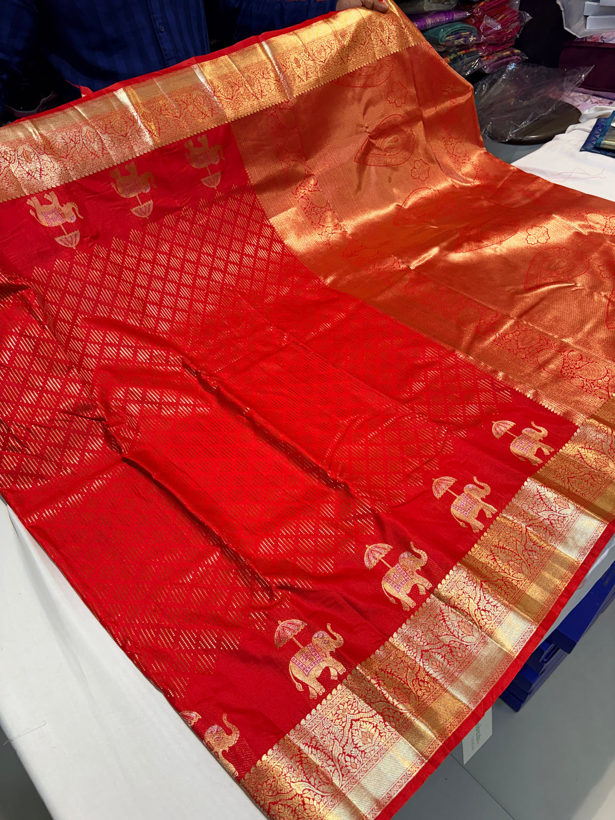 PREMIUM SEMI KANCHIPURAM SILK SAREE