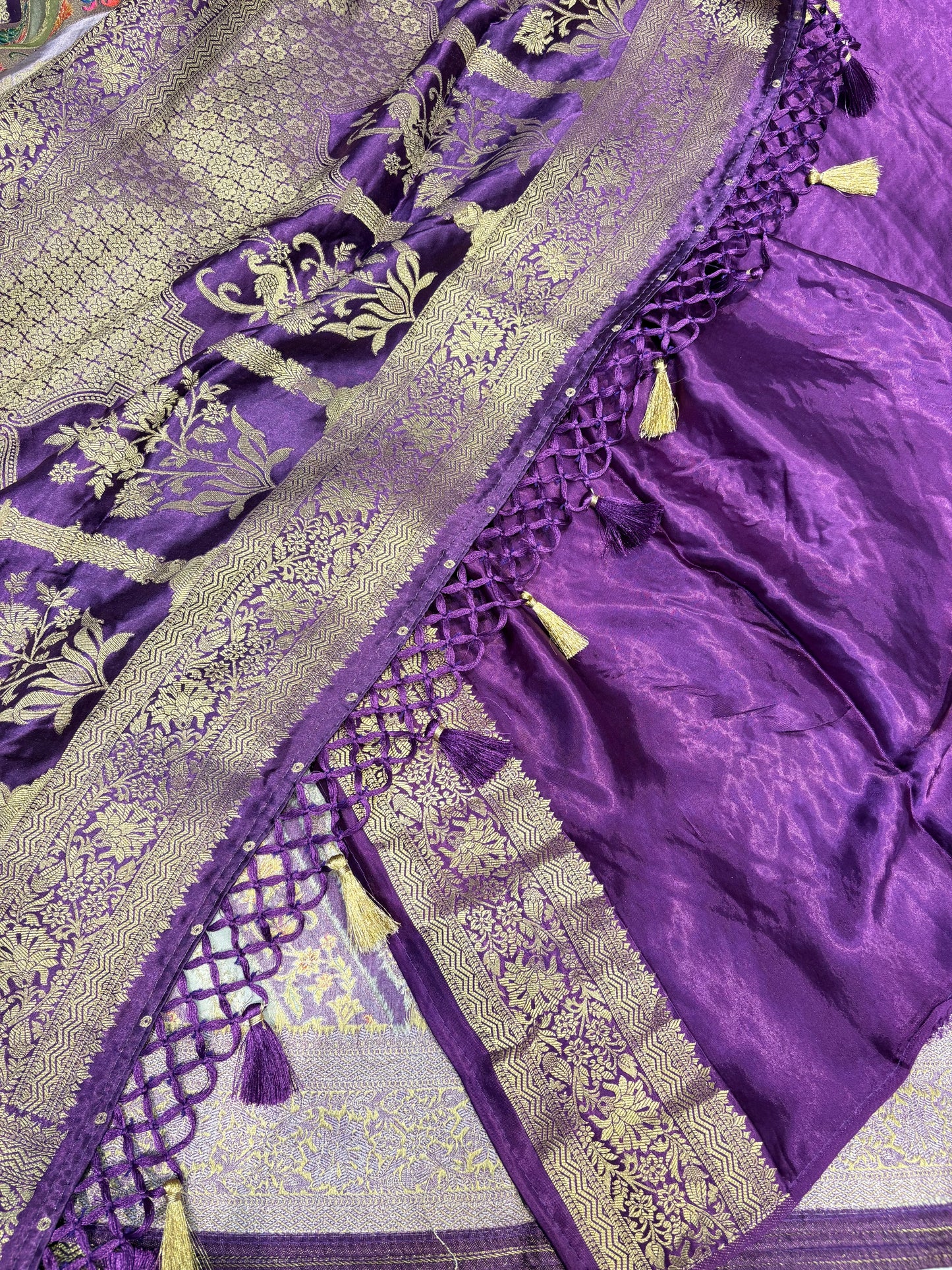 PREMIUM BANARASI PASHMEENA RANGKAT SAREE