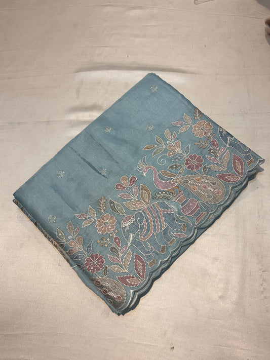 PREMIUM MUSLIN SILK SAREE