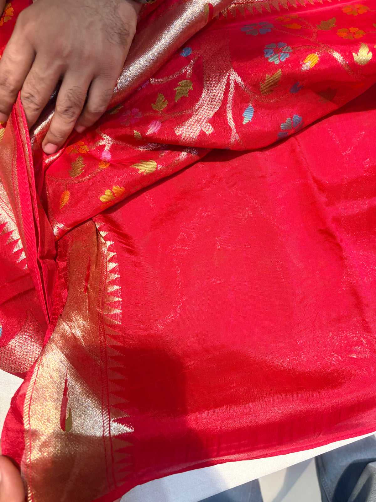TUSSUR GEORGETTE SAREES
WITH PAITHANI BORDER