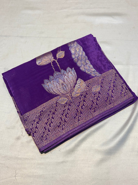 PREMIUM H.O CREAPE SILK SAREE