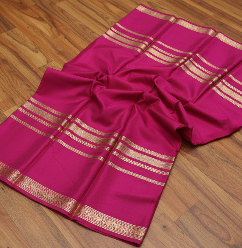 PURE MYSORE SILK SAREE 120GSM