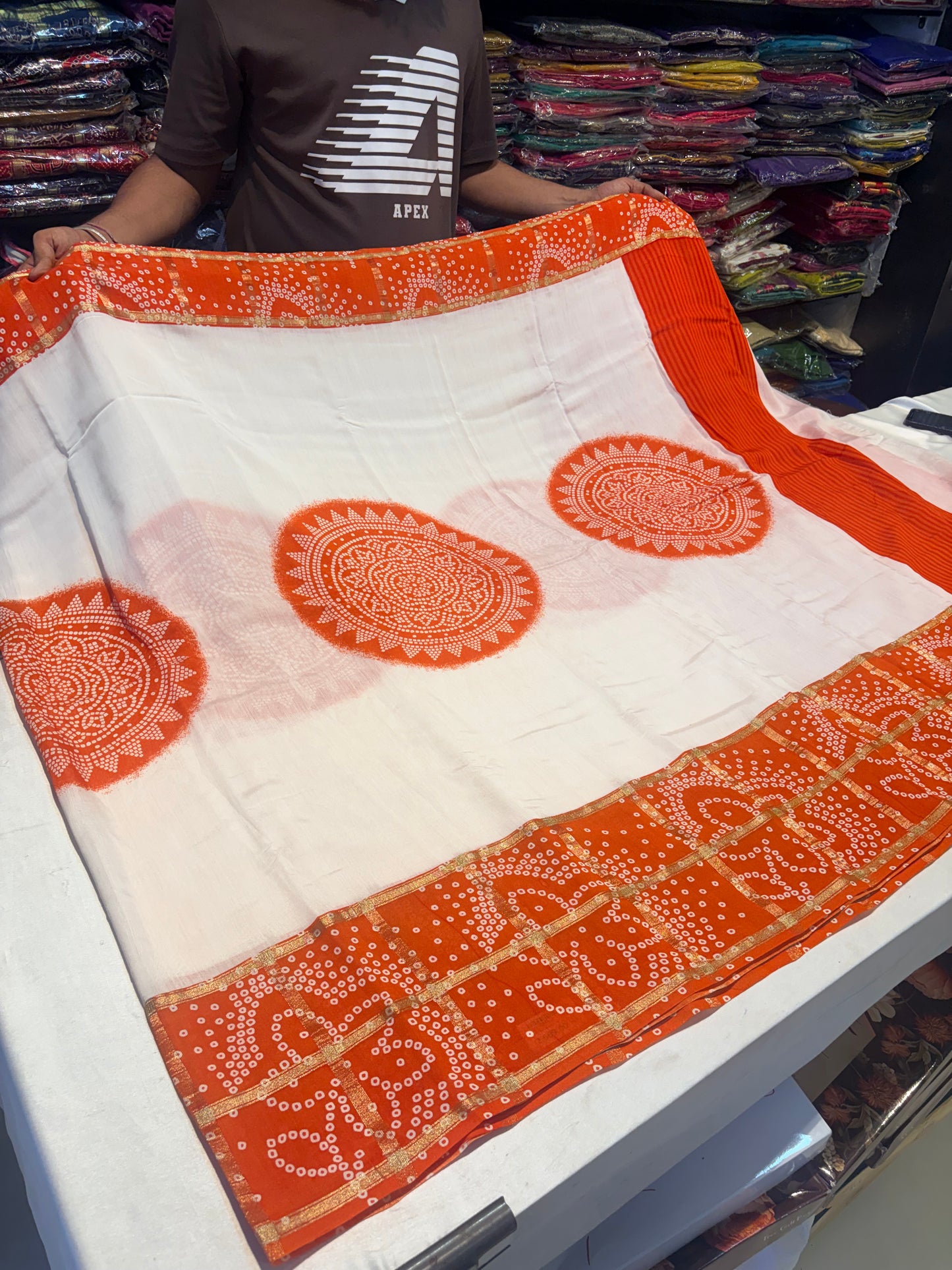 PREMIUM SOFT BANDHANI SAREE