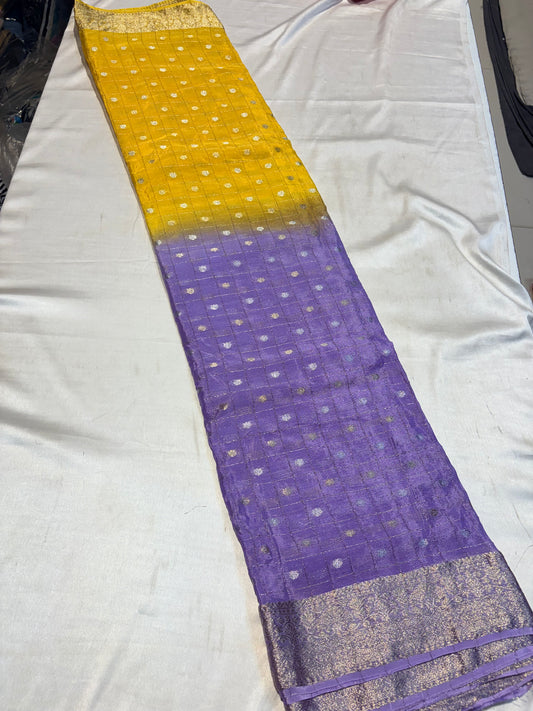 PREMIUM BANARASI CHIFFON SAREE