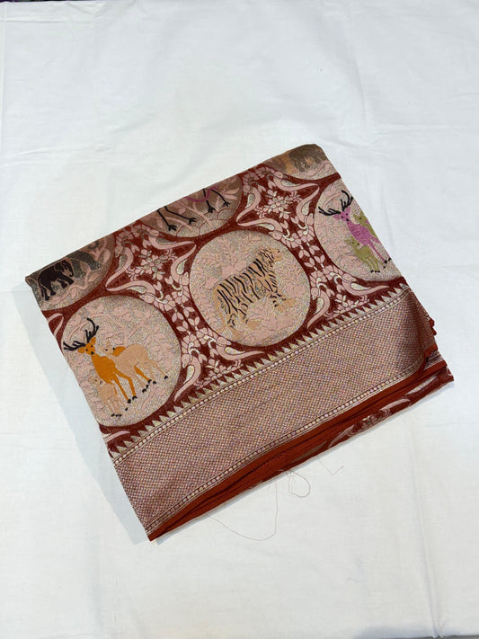 Premium Meena Banras Georgette sarees