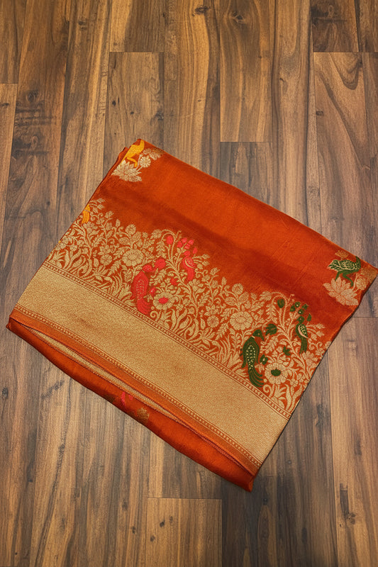 PREMIUM BANARASI CHIFFON SAREE