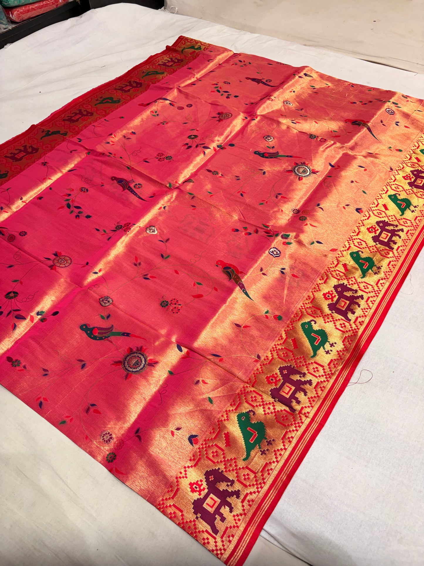 PRMEIUM SEMI PAITHANI SAREE