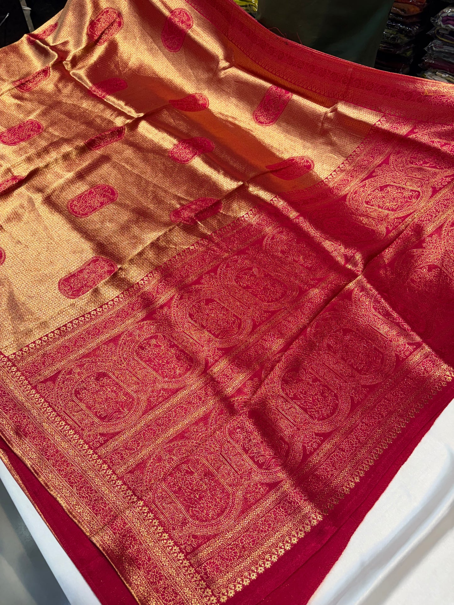 SOFT KANCHIPURAM TISSUE SILK SAREE