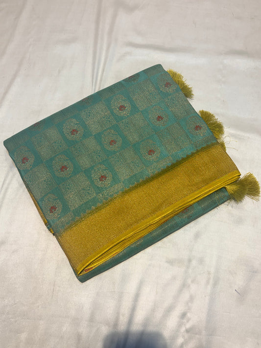 PREMIUM BROCADE MOUNGA SILK SAREES